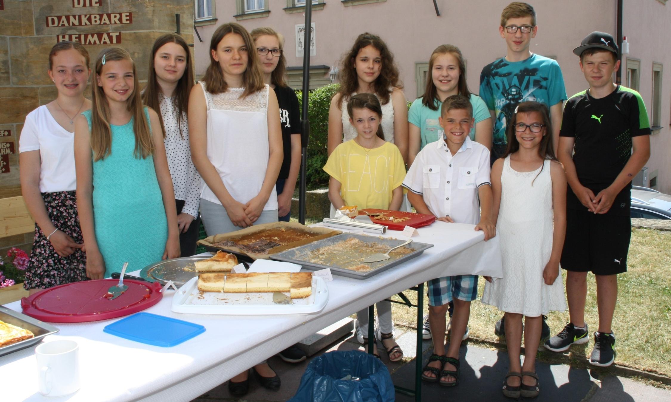 Firmlinge 2018 mit Ministranten