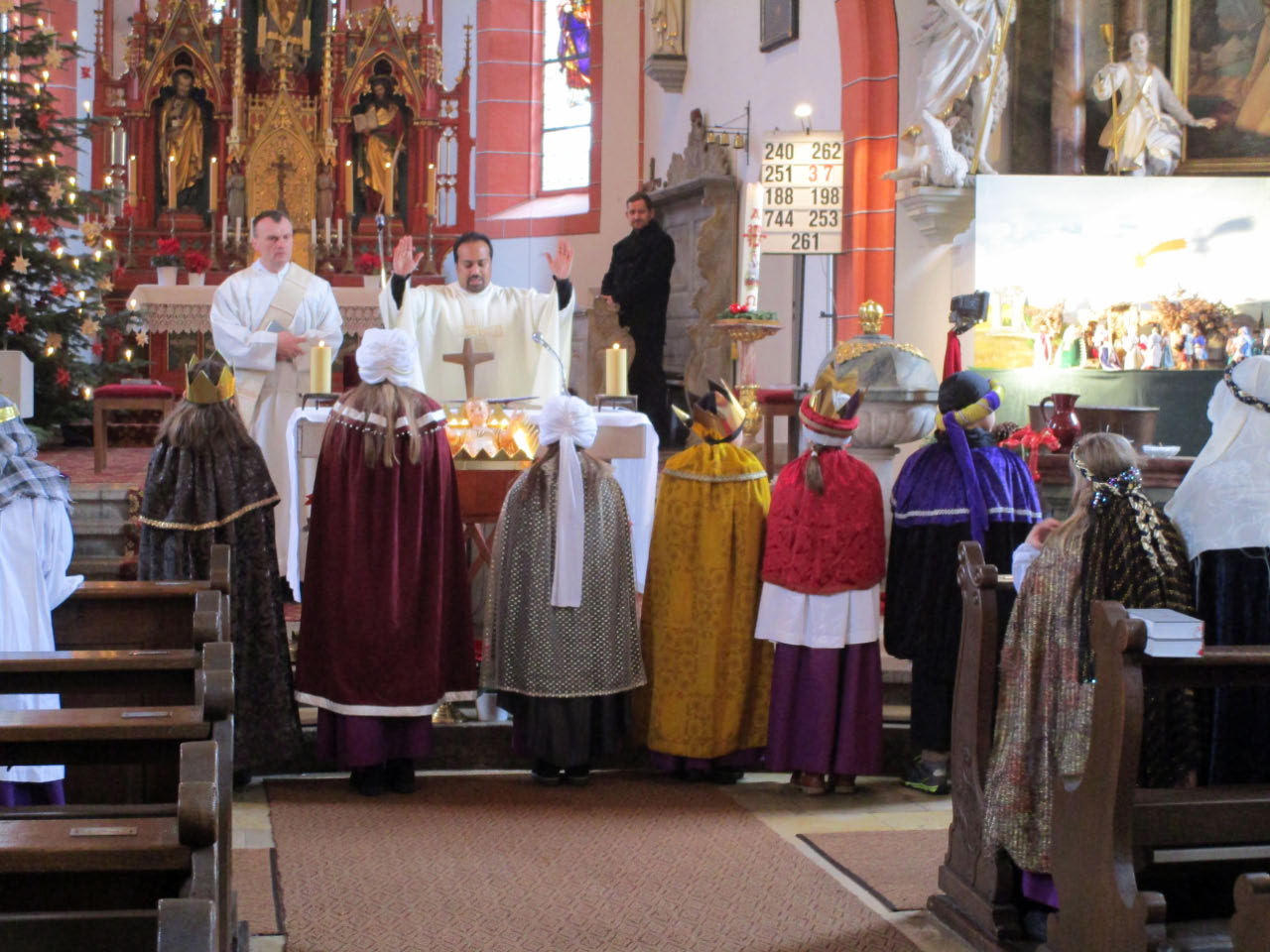 Segnung der Sternsinger 2018